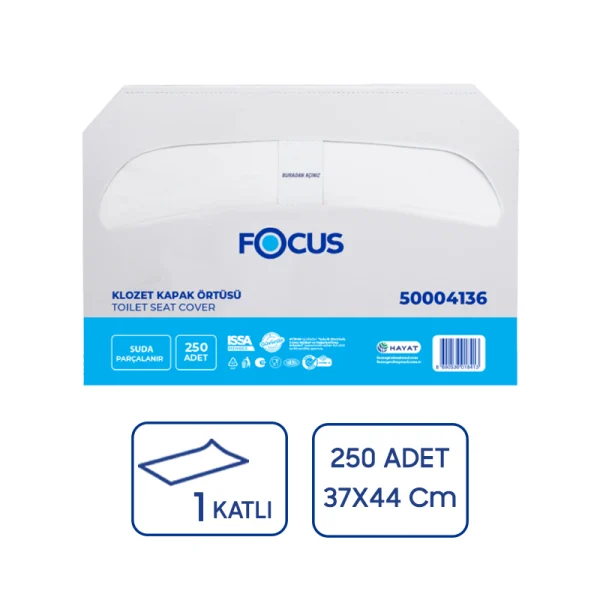Focus Klozet Kapak Örtüsü 250li 10 Paket
