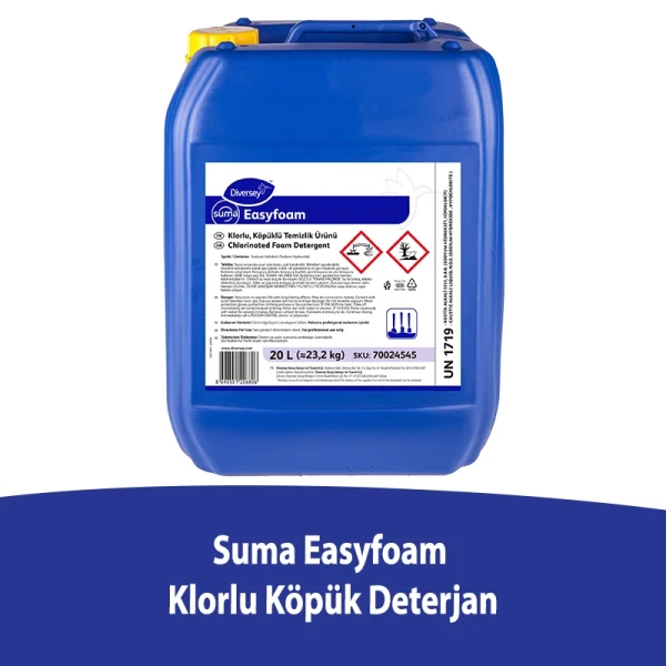 Diversey Suma Easyfoam Klorlu Köpük Deterjan 20L